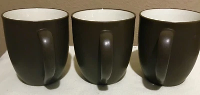 Nuevo Juego de 3 Tazas Noritake COLORWAVE CHOCOLATE Marrón 8046 Foto 1 de 4