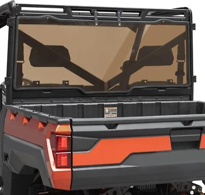 For Polaris Ranger 570/ 900/ 1000 XP/ PRO XD UTV Rear Windshield Dark Tint 2017+ - Image 1 of 4