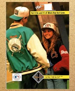 MLB Genuine Merchandise Florida Marlins Alanta Braves - Magazine Print Ads 1993 - Picture 1 of 3