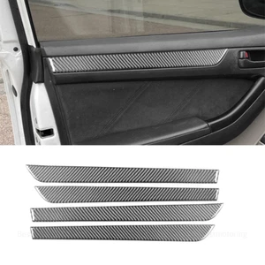 4PCS Real Soft Carbon Fiber Side Door Panel Cover For Toyot@ 4Runner 2003-2009 - Picture 1 of 4