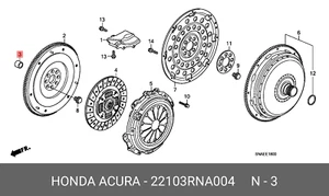 Buje metálico original OE 22103RNA004 para Honda 22103-RNA004 - Imagen 1 de 1