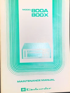Dokorder 800A 800X Empfänger Bedienungsanleitung Original - Bild 1 von 3