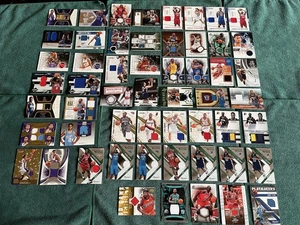 BASKETBALL TRIKOT PATCH 55 KARTEN LOT R&S PRESTIGETRÄCHTIGE PICKS TOPPS SP STUDIO THREAD - Bild 1 von 6
