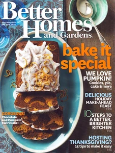 Better Homes and Gardens Magazine November 2014 Thanksgiving Holiday Pumpkins - Picture 1 of 4