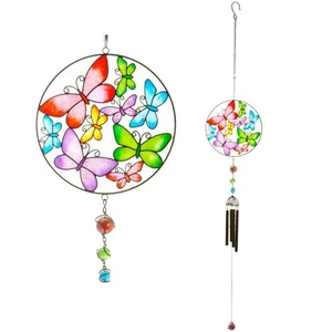 Circle Butterfly Windchime – Handcrafted Vibrations of Light - Picture 1 of 1
