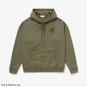 Lacoste×Godzilla Collaboration Hoodie white Size 4 M Limited Japan Exclusive JPN - Picture 1 of 8