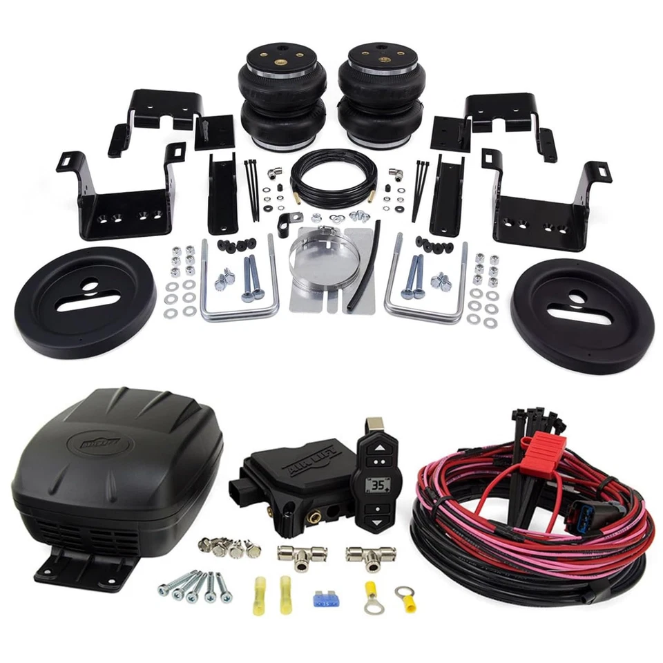 Muelles neumáticos Air Lift 7500 con compresor WirelessONE para Silverado Sierra 11-19 Foto 1 de 4