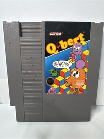 Q Bert Nintendo NES Game Cartridge Not Tested Needs Cleaned