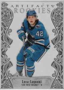 LUCA CAGNONI 2025-26 UPPER DECK  ARTIFACTS CLEAR CUT ACETATE ROOKIES - Picture 1 of 2