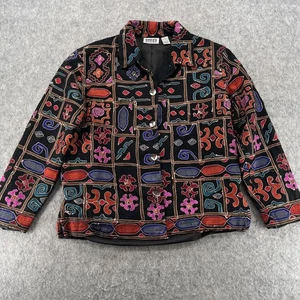 Chaqueta Blazer Vintage Diseño Chicos Bordada Nativa Artística Western Abrigo Talla 0 - Imagen 1 de 11