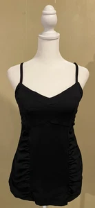 Sujetador Lululemon Negro con Tirantes Estante Trasero (Sin Almohadillas) Camiseta sin Mangas Mediana Grande M L - Imagen 1 de 5