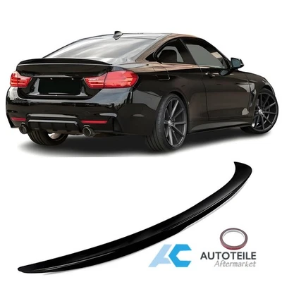 Heckspoiler Schwarz Glanz Spoiler Heckflügel für 13-20 BMW 4er F32 F33 - Bild 1 von 4