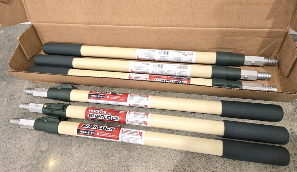 Wooster Brush R054 Sherlock Extension Pole 2-4 Feet
