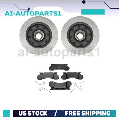 Pastillas de freno delanteras para Ford E-250 Econoline 1986-1991 rotores de freno y buje Foto 1 de 4