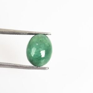 6.0 Ct Certified Natural Beautiful Cabochon Colombian Emerald Loose Gems T-799