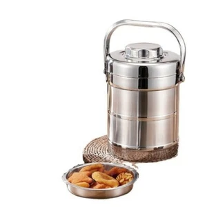 Thermobehälter für Essen Edelstahl Warmhaltebox Lebensmittel Suppen Brotdosen - Bild 1 von 7