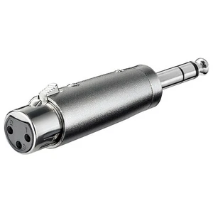 Goobay 2 St.Adapterstecker Klinke 6,3mm/XLR Female Stereo - Bild 1 von 2