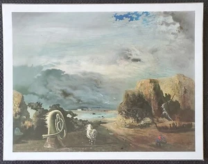 Salvador Dali Trombone & Sofa Fashioned Out Of Saliva 11x14 Art Lithograph - Picture 1 of 3