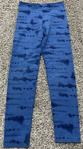 TEA COLLECTION Girls Blue Printed Leggings Size 10