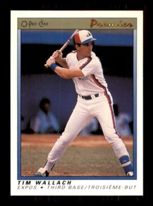 1992 Baseball O-Pee Chee Tim Wallach Montreal Expos #125 3 - Picture 1 of 2