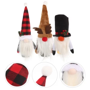 3 Pcs Elchweinflaschendekoration Ältere Weihnachtliche Flaschenabdeckungen - Bild 1 von 12
