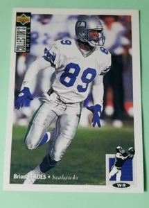 1994 Collector's Choice Football Card #120 Brian Blades - Seattle Seahawks - Picture 1 of 2