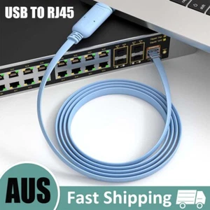 1.8m USB TO RJ45 Serial Console Cable Express Net Cable for Cisco Routers - Picture 1 of 8