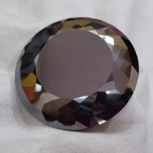 Diamante moissanita negro de 50 quilates / diamante de corte portugués / VVS / anillo de compromiso - Imagen 1 de 2