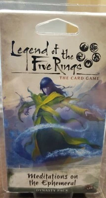 Legend of the Five Rings LCG: Meditations on the Ephemeral Dynasty Pack (Sealed) - Image 1 of 3
