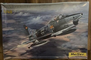 Heller FIAT G91 R1/R3. “GINA “. 1/48. # 80433. RARE. - Photo 1 sur 3