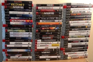 PlayStation 3 PS3 Games You Choose Lot TESTED Professionally Cleaned/Resurfaced - Picture 1 of 13