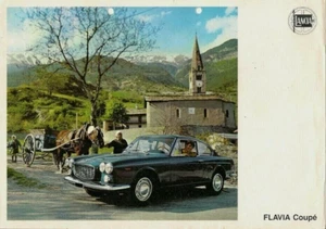 Lancia Flavia Coupe 1.8 1967-69 UK Market Foldout Brochure Carburettor Injection - Picture 1 of 1