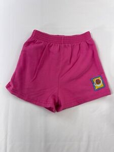 Vintage Gymboree Shorts Pink Snail Girls Size Small Rainbow Tag 12-24 Months