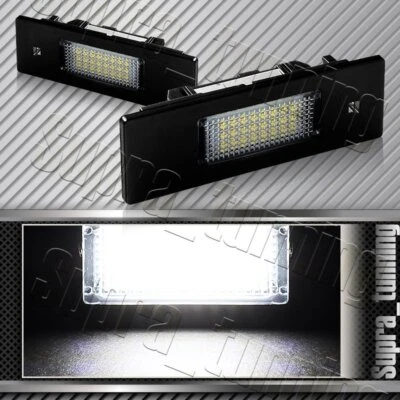Luces de matrícula LED blancas de xenón para BMW E63 E64 F06 F12 F13 F20 E85 E86 E89 Foto 1 de 4