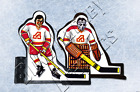NHL Atlanta Flames 1973 white PEEL-OFF vinyl decals Coleco compatible