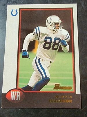 1998 Bowman Football #87 Marvin Harrison - Image 1 of 2