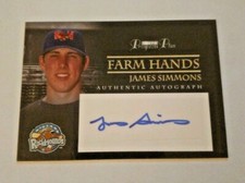 2007 Tristar Prospects Plus Farm Hands Auto #FH-JS2 James Simmons Rockhounds