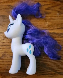 My Little Pony Rarity Figure Toy Purple Brushable Hair 6" MLP - Picture 1 of 2