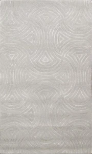 Zeitgenössisch Indisch Modern Orientalisch Fläche Teppich Handgetuftet Wolle / - Picture 1 of 10