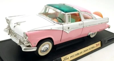 Road Signature 1/18 Scale 92138 - 1955 Ford Fairlane Crown Victoria - Pink - Image 1 of 4