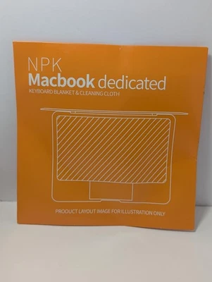 NIP Keyboard Blanket And Cleaning Cloth For Apple Macbook 13 14 - Image 1 of 4
