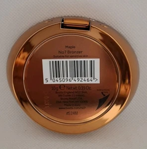 Boots No7 MAPLE Bronzer Highlighter 10g Suitable For Sensitive Skin NEW Rare x1 - Picture 1 of 6
