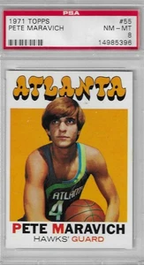 1971 Topps Pete Maravich #55 PSA 8 NM-Mint - Bild 1 von 2