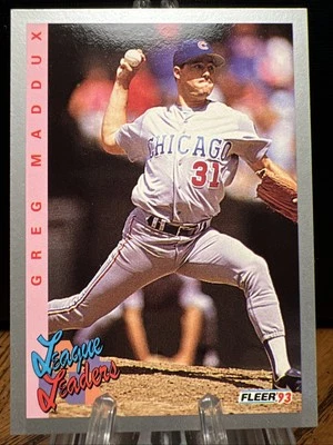 Greg Maddux 1993 Fleer Baseball #707 Chicago Cubs - Image 1 of 2