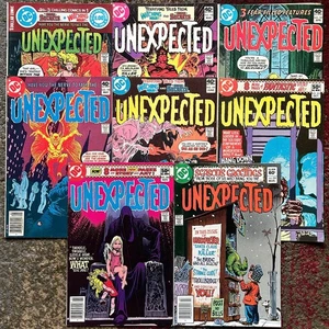Lot of 8 The Unexpected by Denny O'Neil + Ernie Colon DC Comics Horror Anthology - Picture 1 of 24