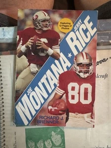 1990 book "Joe Montana, Jerry Rice" by Richard J. Brenner. the legends - Bild 1 von 2