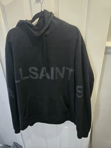 All Saints Black Hoodie 2XL Authentic - Picture 1 of 5