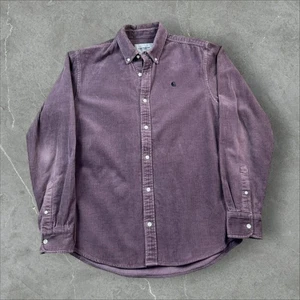 Carhartt WIP Embroidered Logo Button Down Cord Hemd S - Bild 1 von 7