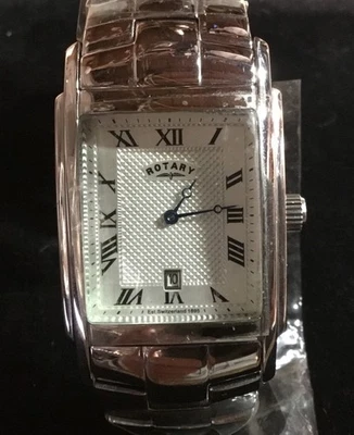 Nuevo Reloj Hombre ROTARY GB428291 Cuarzo Fecha Suizo 29mm Caja Original Funciona Excelente Foto 1 de 4