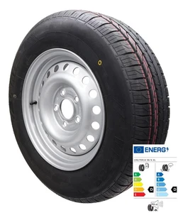Komplettrad Anhängerräder Reifen 195/70R14 112x5 710kg Rad 14" 96N XL Wohnwagen - Bild 1 von 9